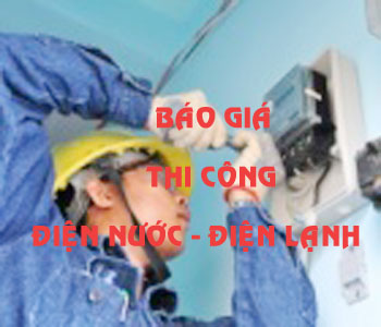 Báo giá thi công điện nước